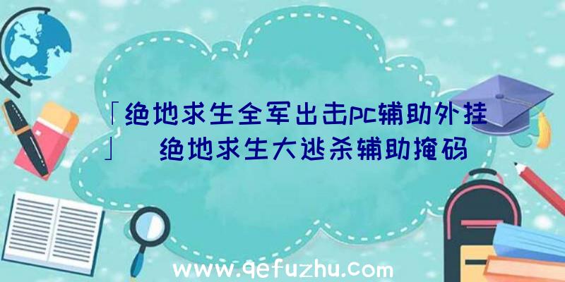 「绝地求生全军出击pc辅助外挂」|绝地求生大逃杀辅助掩码